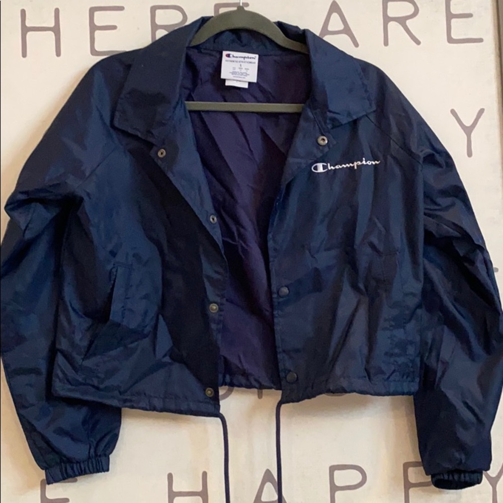 Navy Champion throw over